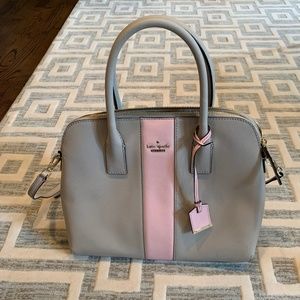 New Gray and Pink Kate Spade Bag